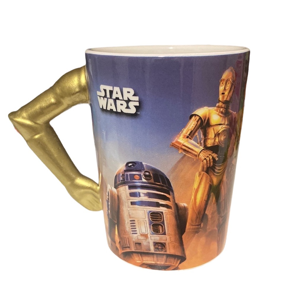 NWOT Galerie Star Wars C-3PO / R2-D2 Coffee Coca Mug Cup